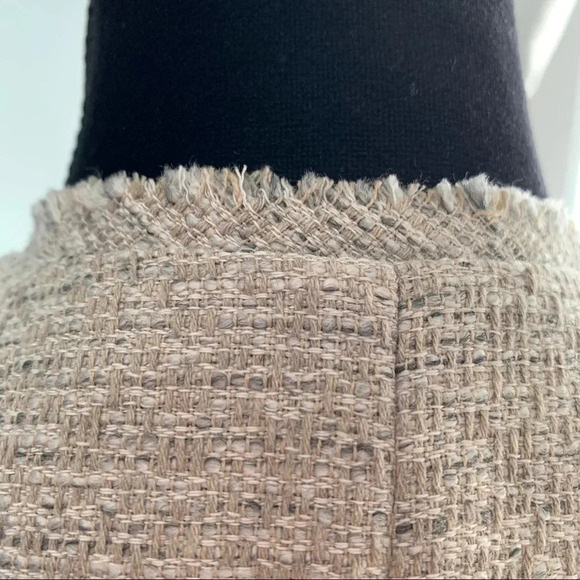 Classiques Entier Fringe Tweed Open Front Blazer - Picture 5 of 13